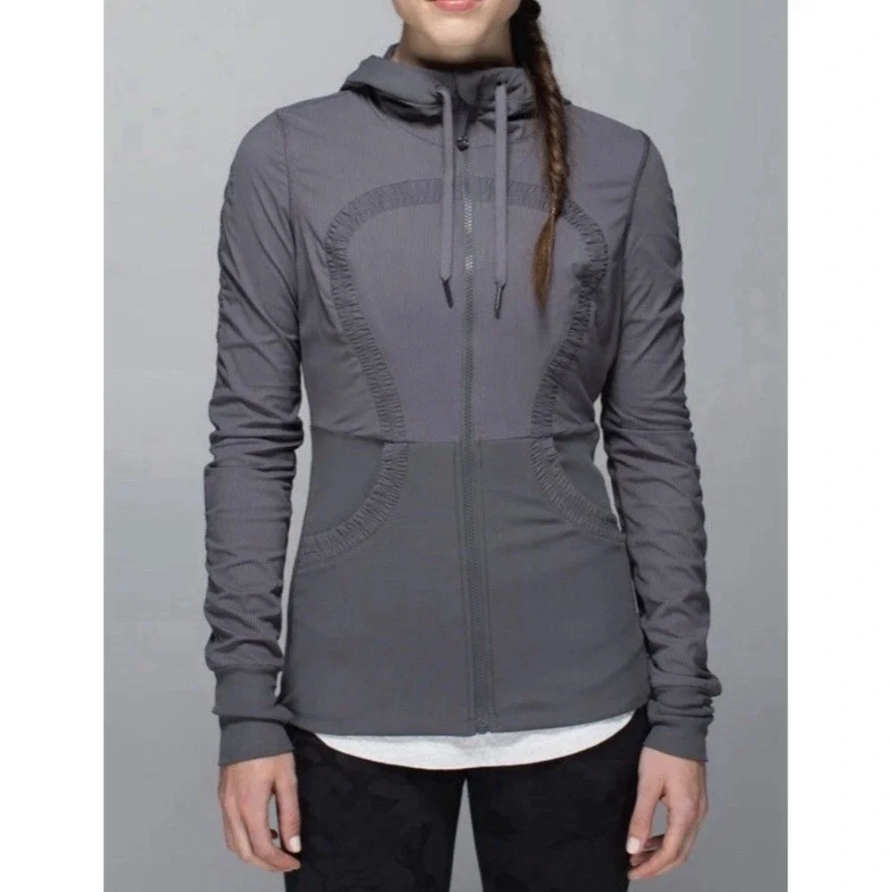 Lululemon Dance Studio Jacket Women's 6 Seriously Light Luon Swift